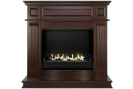 Биокамин в портале Firezo Atlanta Темный орех