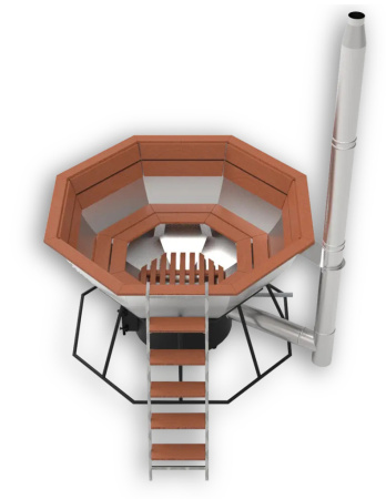 Спачан банный чан нержавеющая сталь 2000мм